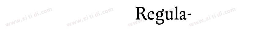 汉仪中隶书简繁 Regula字体转换